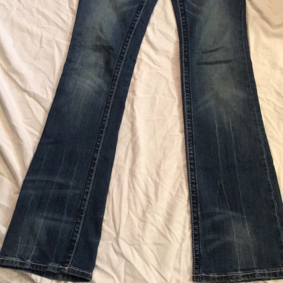 Once wore Miss Me Rhinestone cross jeans - Picture 7 of 8